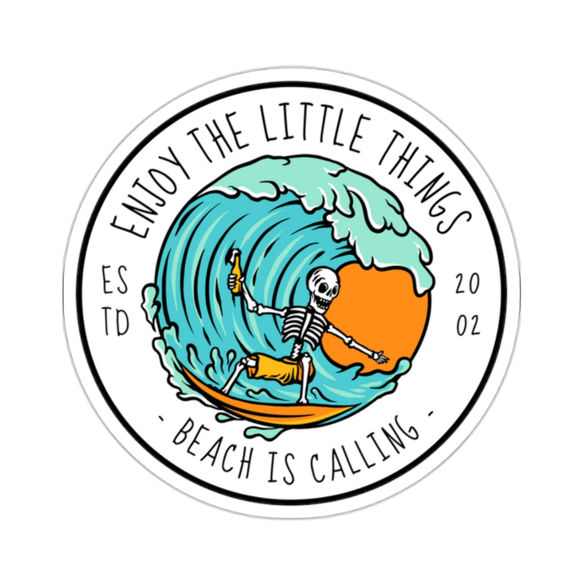 Enjoy the Little Things Sticker