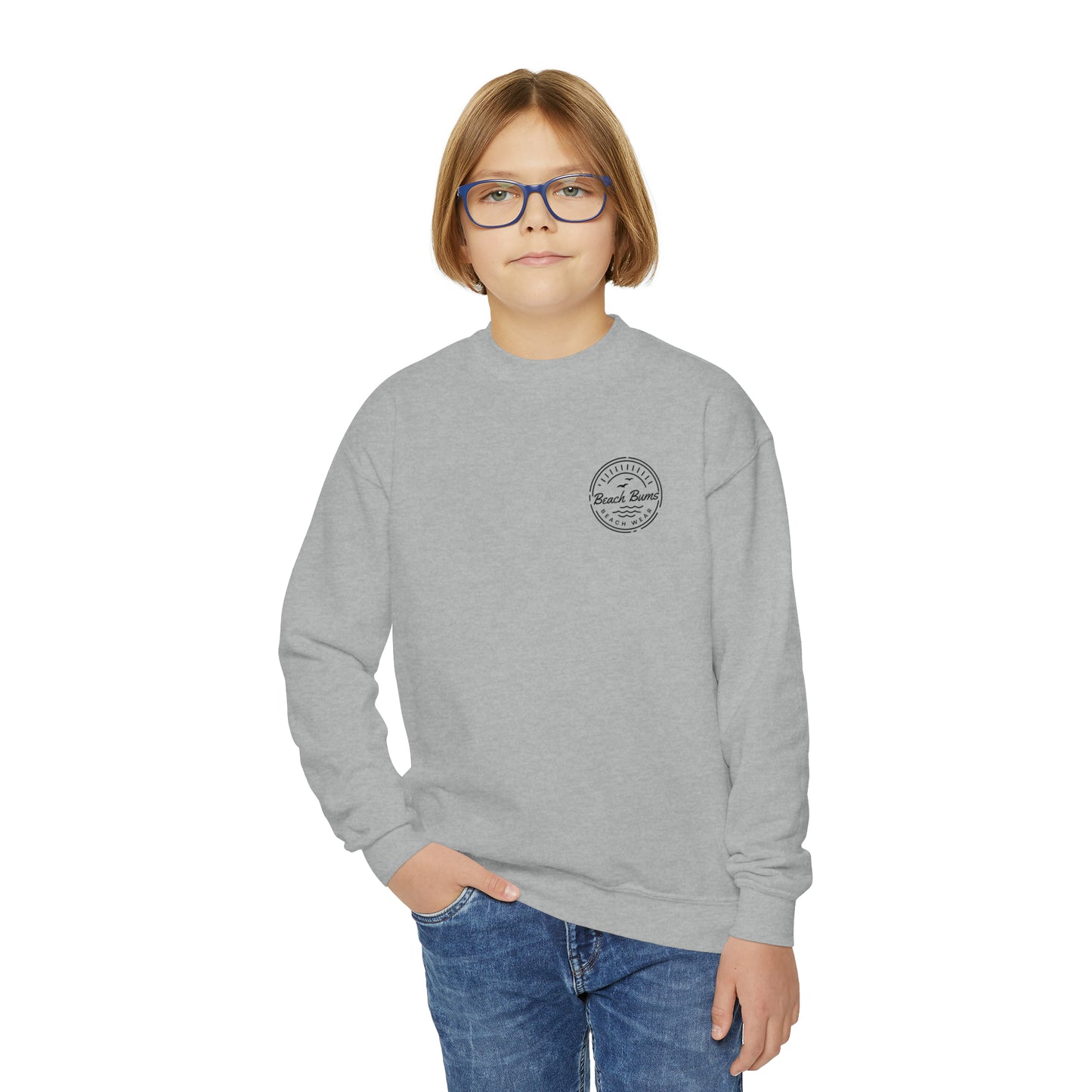 "Surfing Paradise" Youth Crewneck