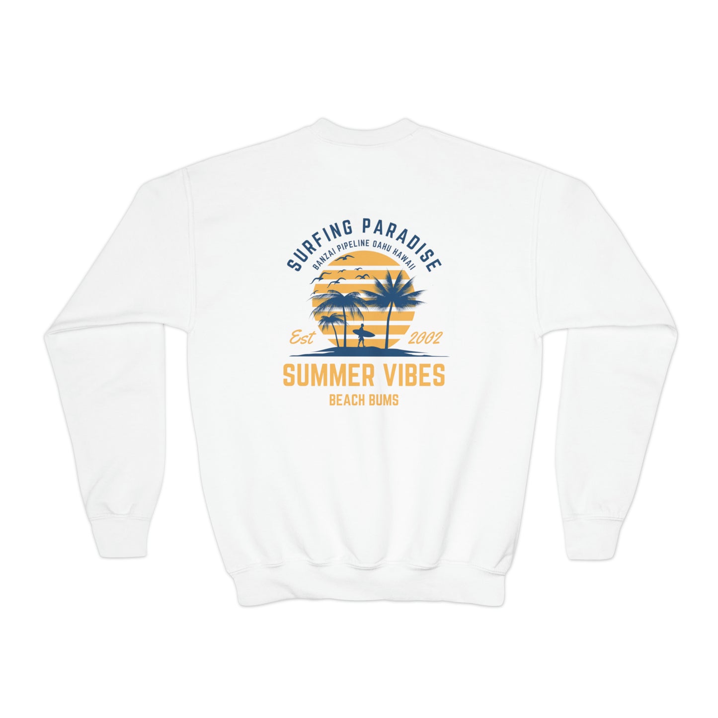 "Surfing Paradise" Youth Crewneck