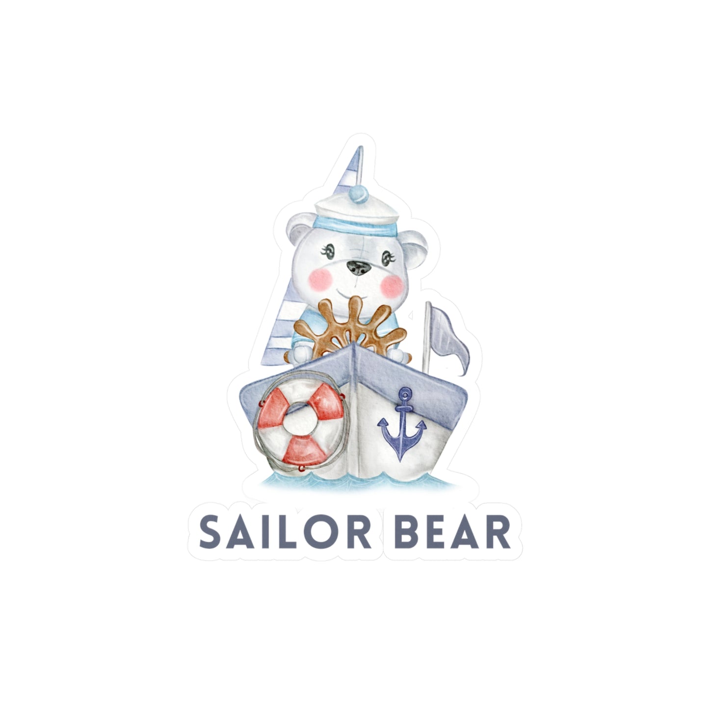 "Sailor Bear" Stickers