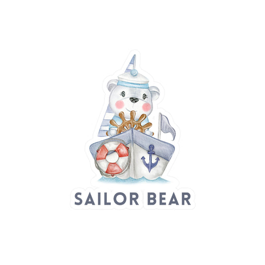 "Sailor Bear" Stickers