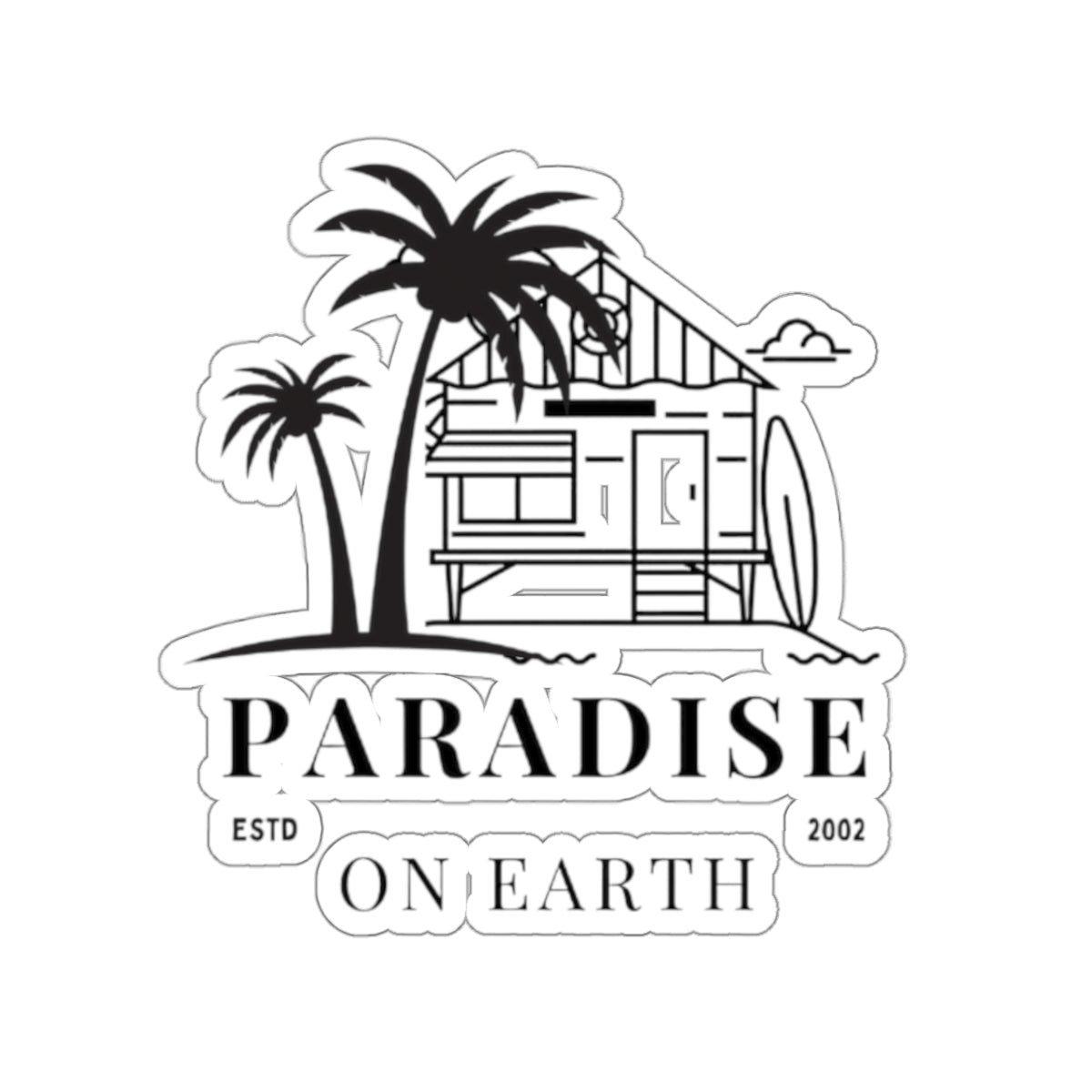 "Paradise on Earth" Stickers