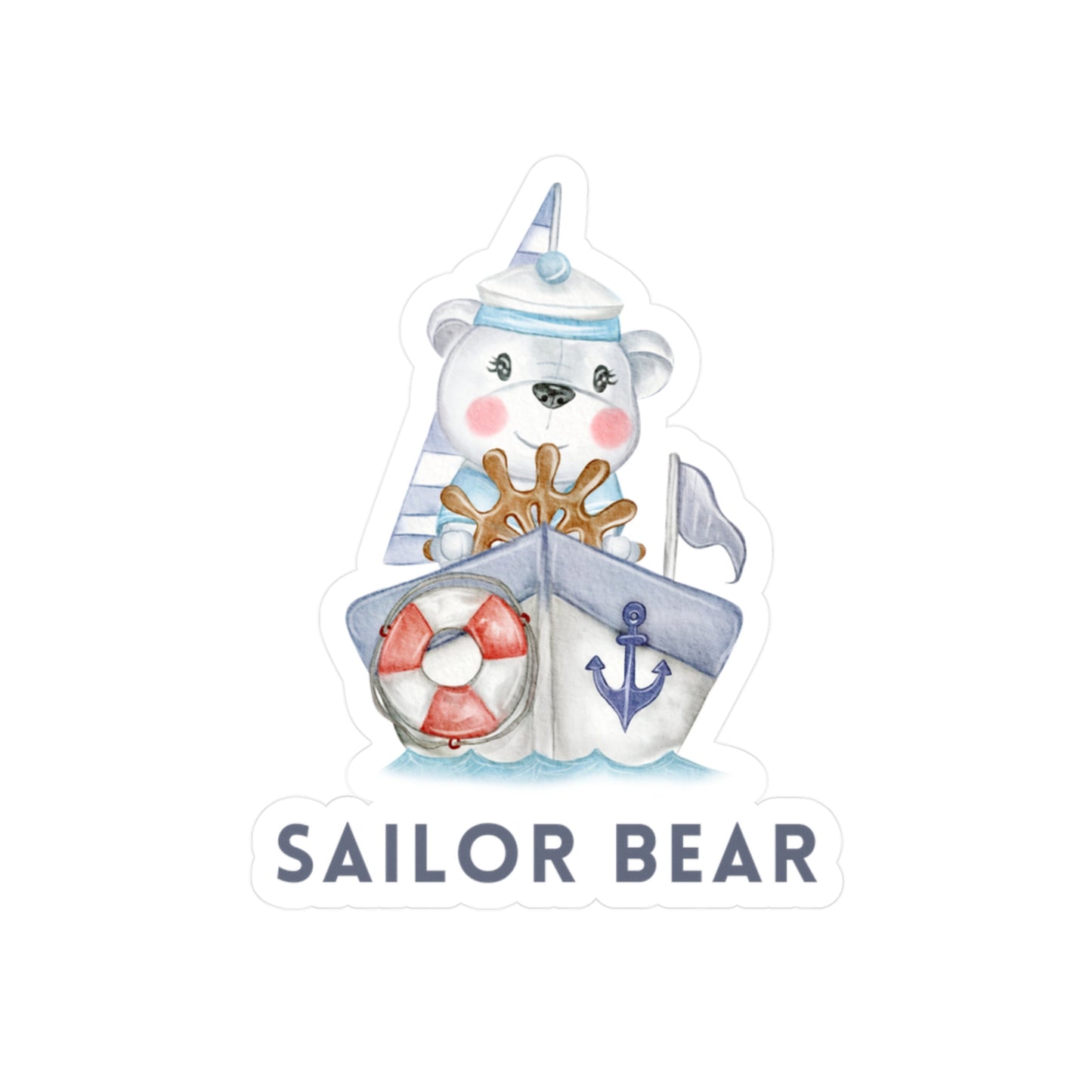 "Sailor Bear" Stickers