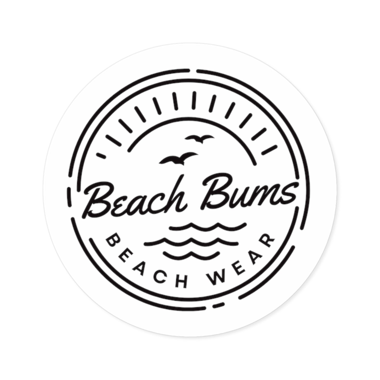 "BeachBums Logo" Sticker