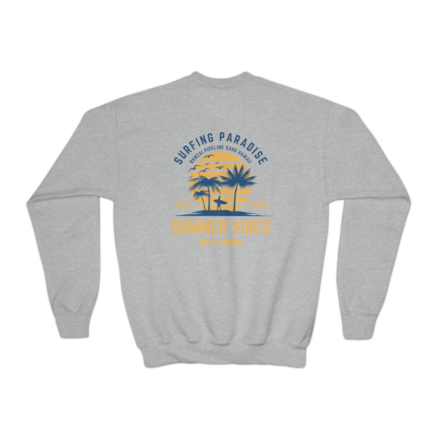 "Surfing Paradise" Youth Crewneck